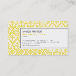 Classask Business Card - Lemon Visitenkarte