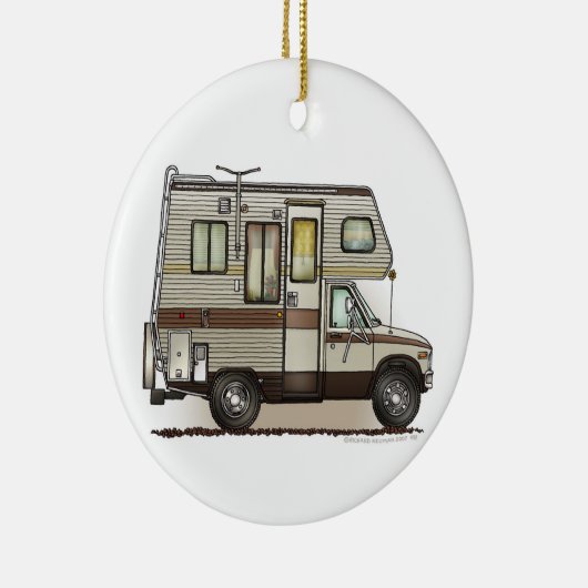 ClassC Camper RV-Magneten Keramik Ornament (Rechts)
