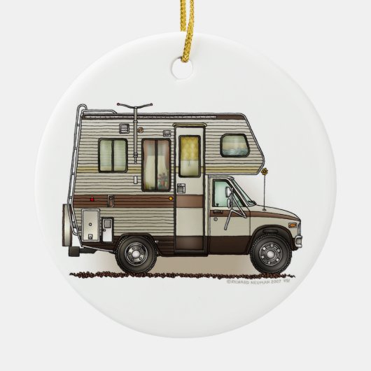 ClassC Camper RV-Magneten Keramik Ornament (Vorne)