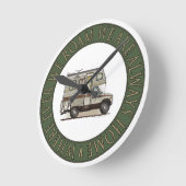 ClassC Camper RV-Magneten Runde Wanduhr (Winkel)