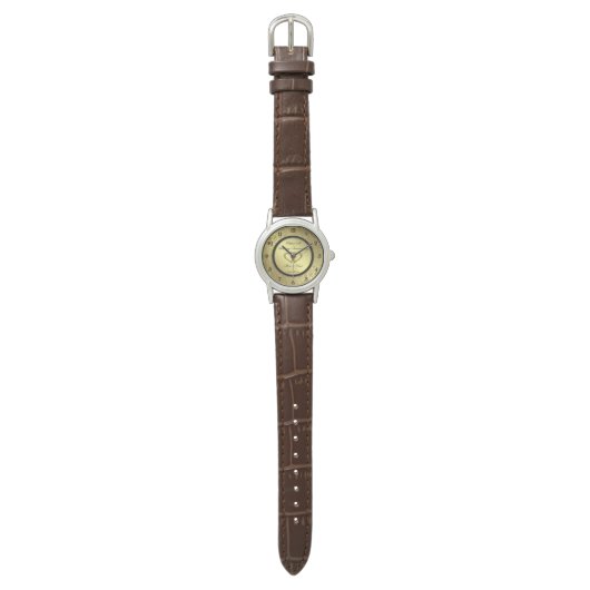 Classc Golden Wedding Anniversary Watch Armbanduhr (Flach)