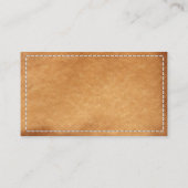 Classgehefteter Ledersport-Agent Visitenkarte (Rückseite)