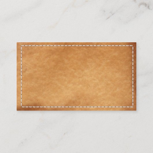 Classgehefteter Ledersport-Agent Visitenkarte (Rückseite)