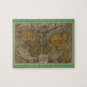 Classic 1531 Antique Weltkarte von Oronce Fine Puzzle