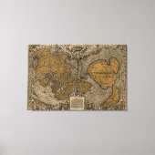 Classic 1531 Antique World Map by Oronce Fine Leinwanddruck (Vorderseite)
