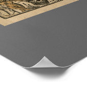 Classic 1531 Antique World Map by Oronce Fine Poster (Ecke)