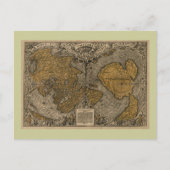 Classic 1531 Antique World Map by Oronce Fine Postkarte (Vorderseite)