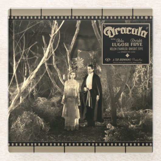 Classic '1931' Dracula Filmstrip Untersetzer (Vorderseite)