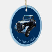 Classic 1937 Famous American Make Lieferwagen Keramik Ornament (Rechts)