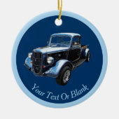 Classic 1937 Famous American Make Lieferwagen Keramik Ornament (Vorne)