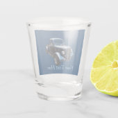 Classic 1937 Famous American Make Lieferwagen Schnapsglas (Rückseite)