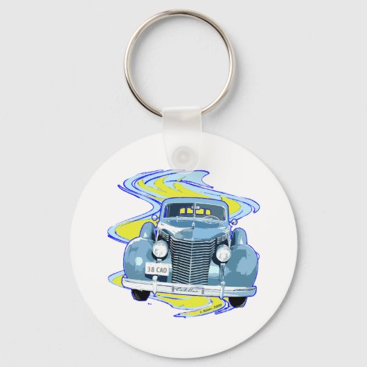 CLASSIC 1938 CADILLAC SCHLÜSSELANHÄNGER (Vorderseite)