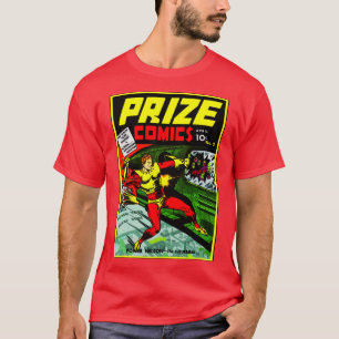 Classic 1940er Jahre PRIZE Comic T - Shirt