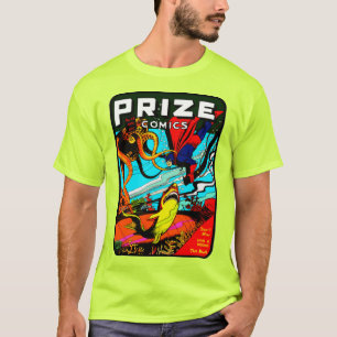 Classic 1940er Jahre PRIZE Comic T - Shirt