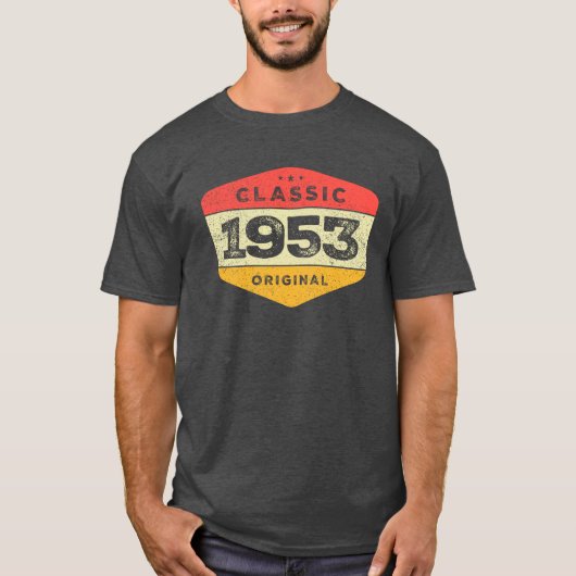 Classic 1953 70. Geburtstag Vintag T-Shirt (Vorderseite)