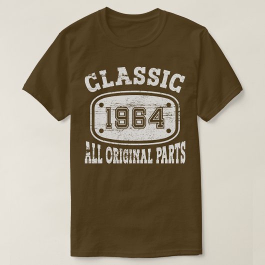 Classic 1964 Alle Originalteile weiß T-Shirt (Design vorne)