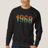 Classic 1968  BDay Vintage Sunset Sweatshirt (Vorderseite)