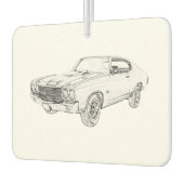 Classic 1970 Chevy Chevelle Bowtie Muscle Car Autolufterfrischer (Links)