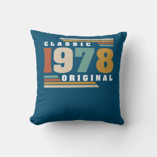 Classic 1978 Original 44. Geburtstag 44. Kissen