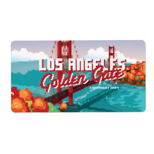 Classic 1980er L.A Golden Gate Video Box Art (Vorne)