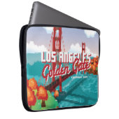 Classic 1980er L.A Golden Gate Video Box Art Laptopschutzhülle (Vorne Rechts)