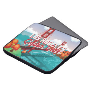 Classic 1980er L.A Golden Gate Video Box Art Laptopschutzhülle