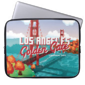 Classic 1980er L.A Golden Gate Video Box Art Laptopschutzhülle (Vorderseite)