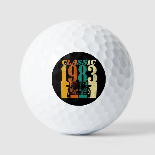 Classic 1983 42nd Birthday Golfball (Vorderseite)