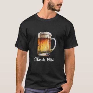 Classic 1984 Shirt Cooles Bier Lover 40. Geburtsta