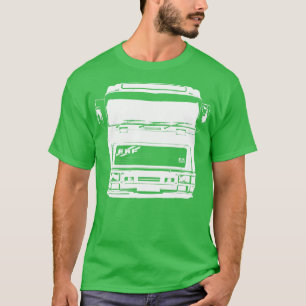 Classic 1990er ERF E LKW Monoblock weiß T-Shirt