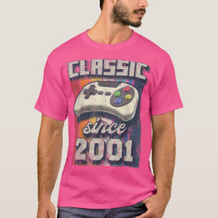 Classic 2001 21. Geburtstag Retro Video Game Contr T-Shirt