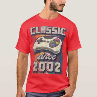 Classic 2002 20. Geburtstag Retro Video Game Contr T-Shirt