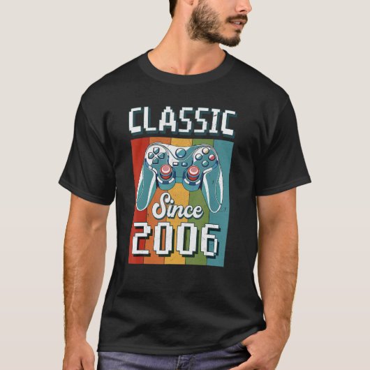 Classic 2006 16. Geburtstag Videospielcontroller G T-Shirt (Vorderseite)