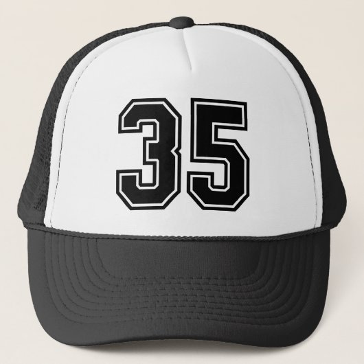 Classic 35. Geburtstags Trucker Hat Truckerkappe (Vorderseite)