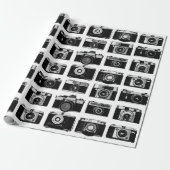CLASSIC 35-mm-FOTO-FILMKAMERAS-PATTER Geschenkpapier (Ungerollt)