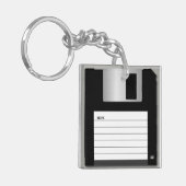 Classic 3.5" Diskettenlaufwerk-Schlüsselanhänger Schlüsselanhänger (Vorderseite links)