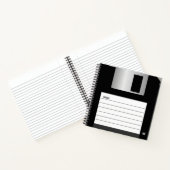 Classic 3.5" Diskettenlaufwerk-SpiralNotebook Notizblock (Innenseite)
