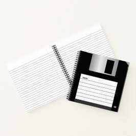 Classic 3.5" Diskettenlaufwerk-SpiralNotebook Notizblock