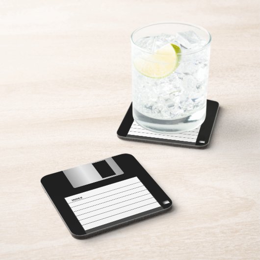 Classic 3,5" Diskettenlaufwerk-Untersetzer Getränkeuntersetzer (Rechte Seite)