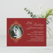 Classic 40 Jahre Foto Einladungen (Stehend Vorderseite)