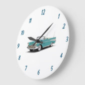****CLASSIC 57 CHEVY**** CLOCK GROßE WANDUHR (Winkel)