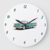 ****CLASSIC 57 CHEVY**** CLOCK GROßE WANDUHR (Vorderseite)