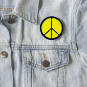Classic 60er Groovy Peace Symbol Button (Beispiel)