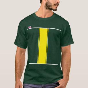 Classic 60's British Racing Green Motor Race T-Shirt