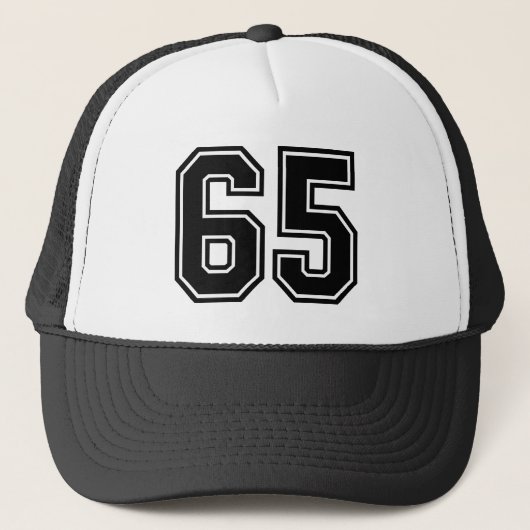 Classic 65. Geburtstagsparty Trucker Hat Truckerkappe (Vorderseite)
