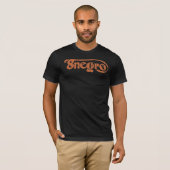 Classic 8negro Logo orange. T-Shirt (Vorne ganz)
