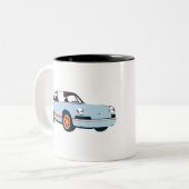 Classic 911 Racing Livery Zweifarbige Tasse (Vorderseite Links)