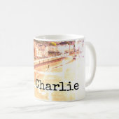 Classic A Class Diesel, Orient Express, Ihr Name Kaffeetasse (VorderseiteRechts)