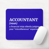 Classic Accountant Joke Mousepad (Mit Mouse)