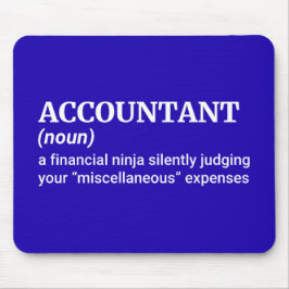 Classic Accountant Joke Mousepad